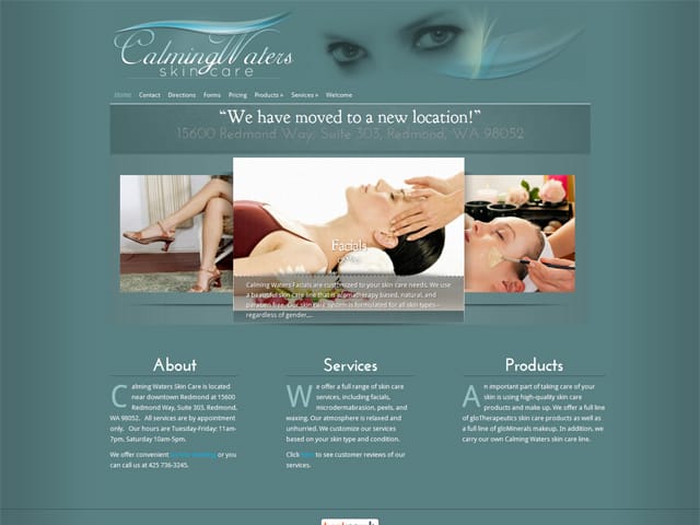 Calming Waters Skin Care design by Brian Sniff